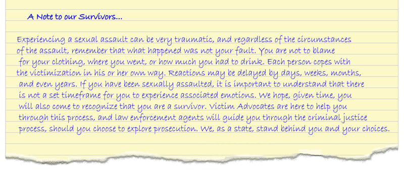 Get Help Note for Survivors